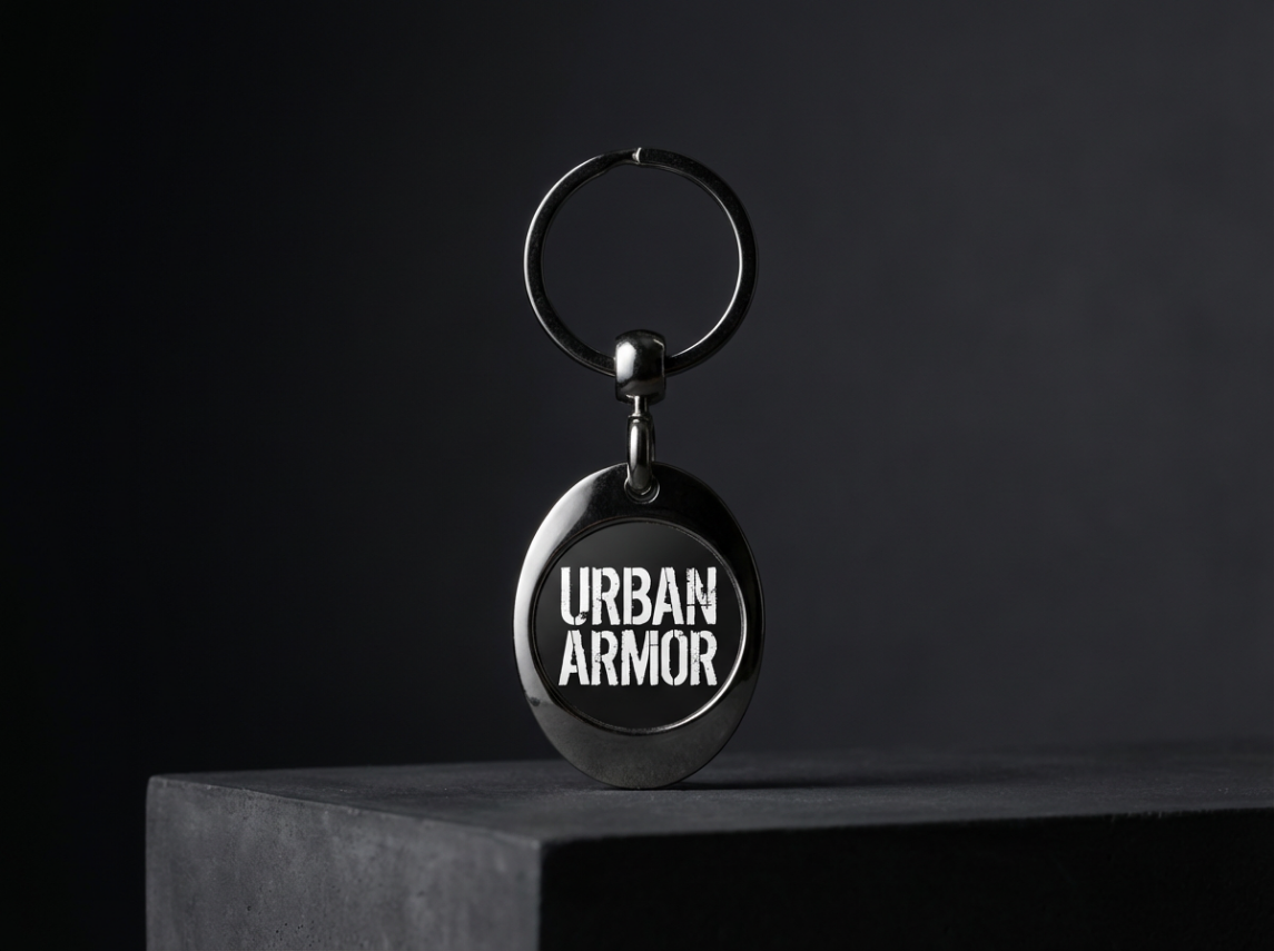 Trolley Coin Key Ring