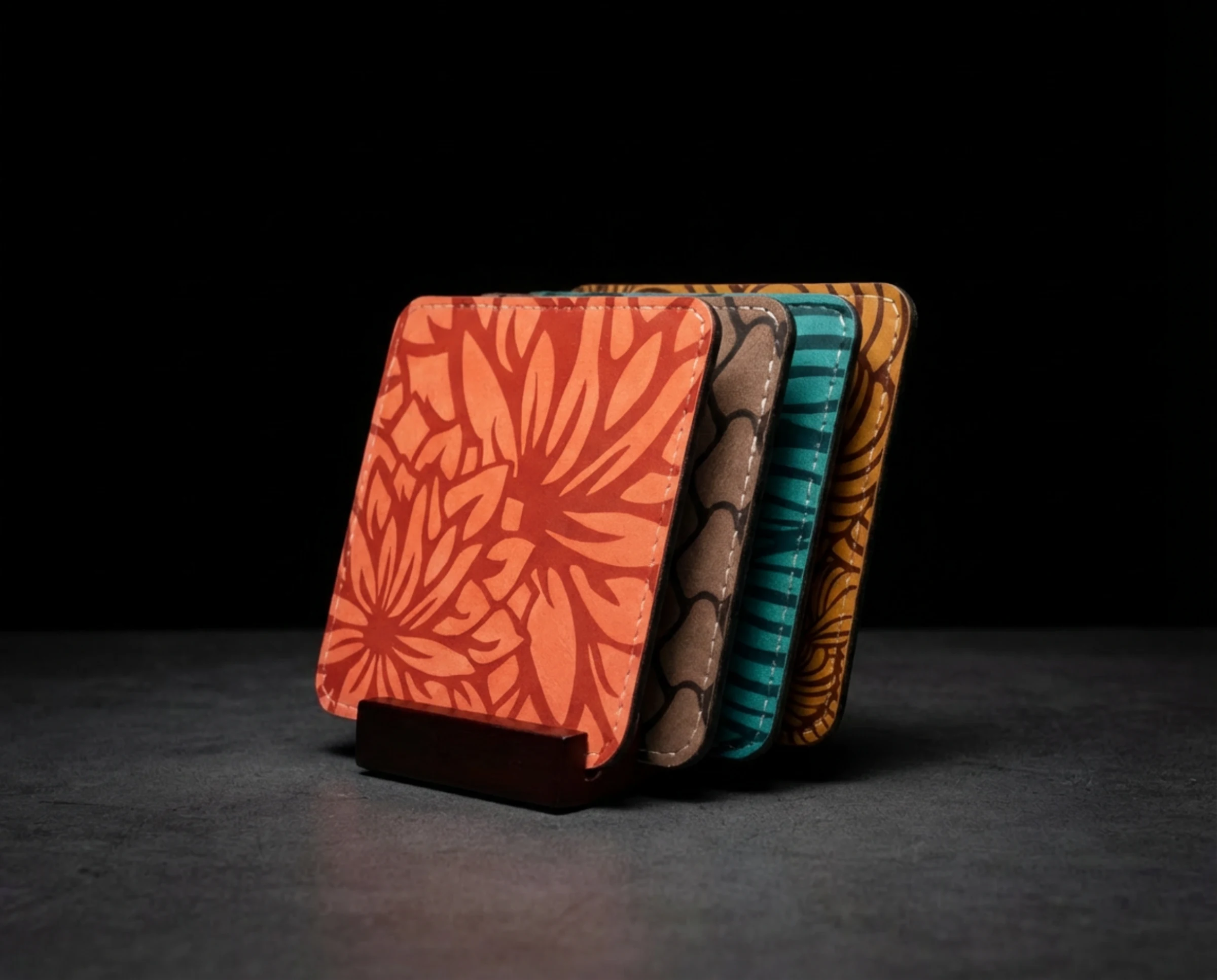 Leather Effect Coaster