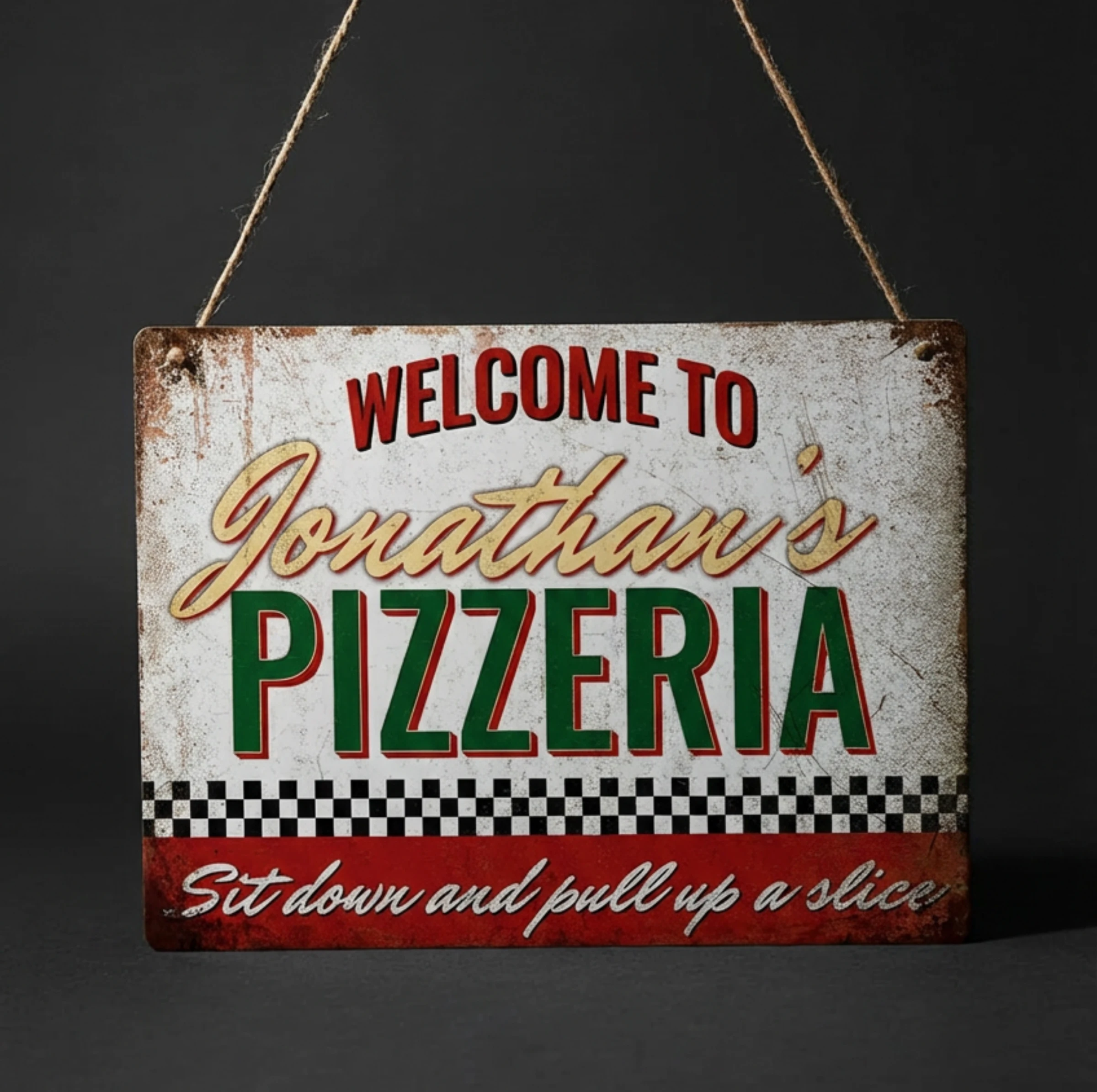 Metal Sign Landscape